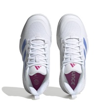 adidas Indoor Court Shoes Court Team Bounce 2 white/blue Ladies